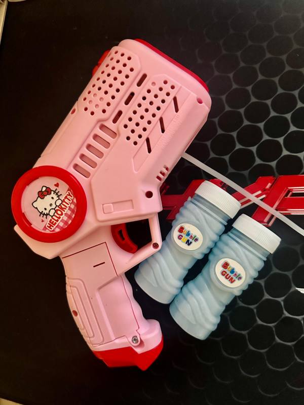 Automatic Bubble Gun for Kids ( Pink🧡 )