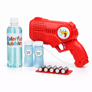 Automatic Bubble Gun for Kids ( Red 💓)